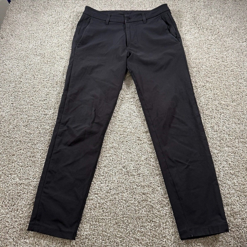 Lululemon ABC Pants Mens 30 Black‎ Preppy Chino Classiccore Performance Casual